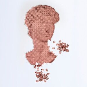 Elegant Copper Tone Bust Puzzle